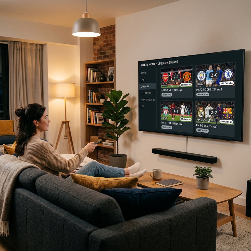 IPTV Catch Up Sports 2026: How to Watch Missed Football Matches & 4K Highlights